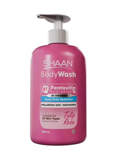 SHAAN Tulip Rose Hydrating Body Wash 480 Ml