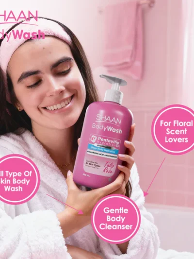 SHAAN Tulip Rose Hydrating Body Wash 480 Ml