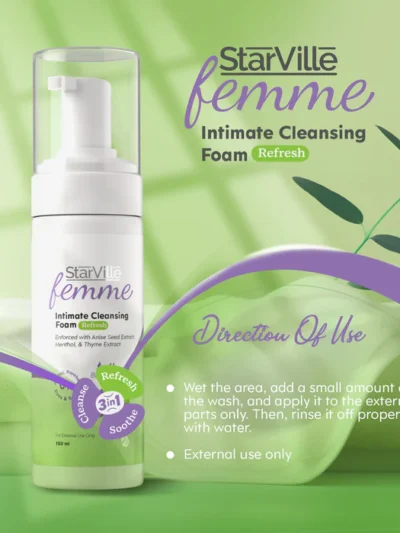 StarVille Femme Intimate Cleansing Foam Refresh 150 ml