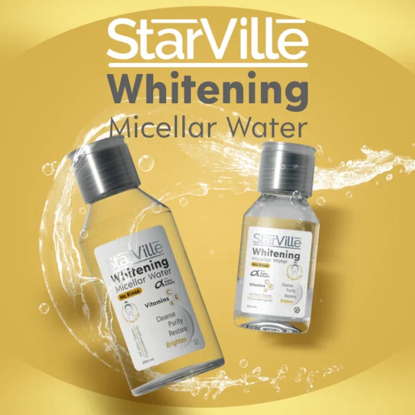 ⁦StarVille Whitening Micellar water 100 ml⁩ - الصورة ⁦3⁩