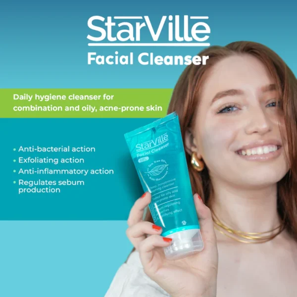 ⁦Starville Acne Prone Skin Facial Cleanser 400 ml⁩ - الصورة ⁦2⁩