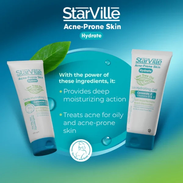 ⁦Starville Acne-Prone Skin Hydrating 200 gm⁩ - الصورة ⁦3⁩