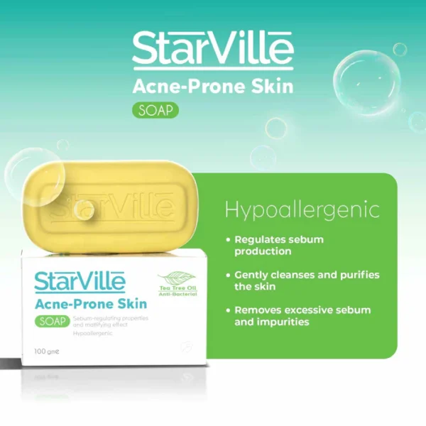 ⁦Starville Acne Prone Skin Soap 100 gm⁩ - الصورة ⁦2⁩