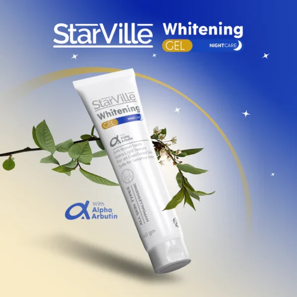 ⁦Starville Whitening Night Care Gel 60 gm⁩ - الصورة ⁦2⁩