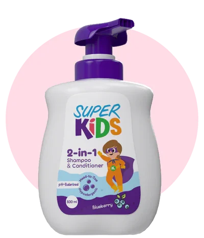 Superkids 2 In 1 Shampoo & Conditioner 500 ml