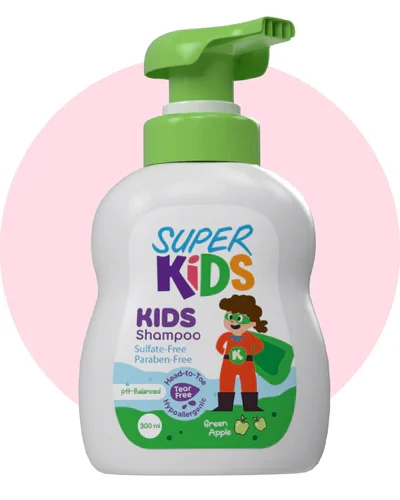 Superkids Kids Shampoo Green Apple Fragrance