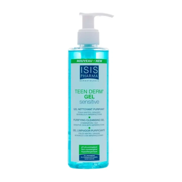 Isispharma Teen Derm Gel Sensitive 250 Ml