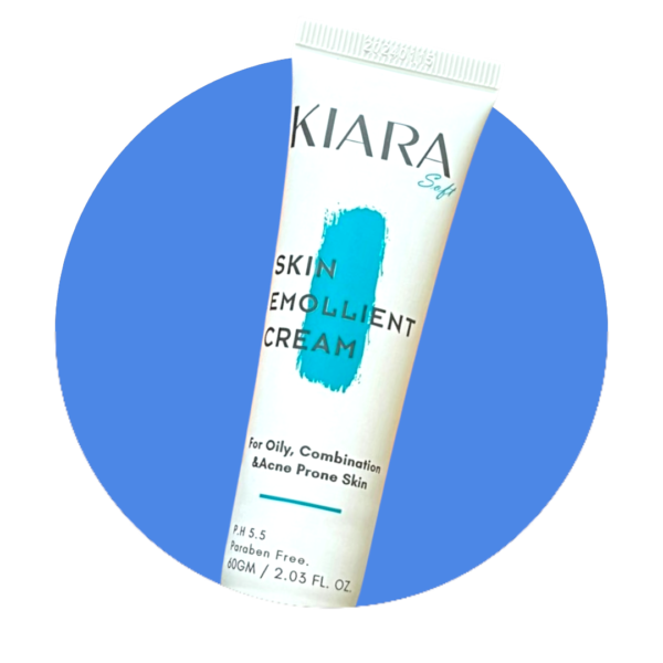 Kiara Soft Skin Emollient Cream for Oily & Combination Skin - 60 GM