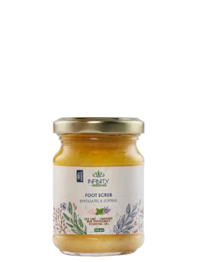 Foot Scrub Sea Salt & Essential Oils (Infinity Naturals)