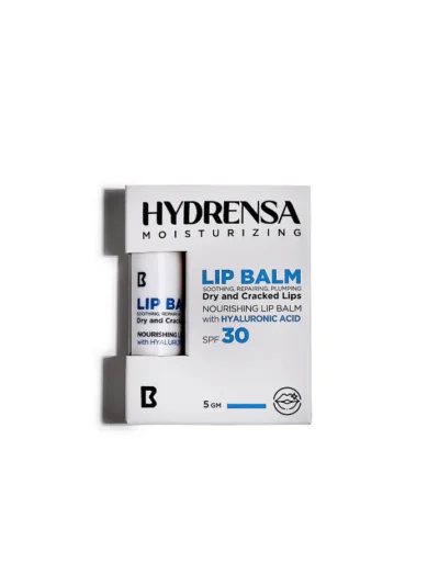 Hydrensa Moisturizing Lip Balm with Hyaluronic Acid SPF 30 – 5 gm