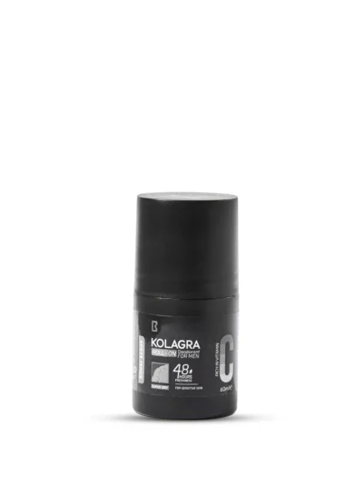 Super Dry 48H Men’s Roll-On Deodorant (Silver Scent) – 60 ml (Kolagra)
