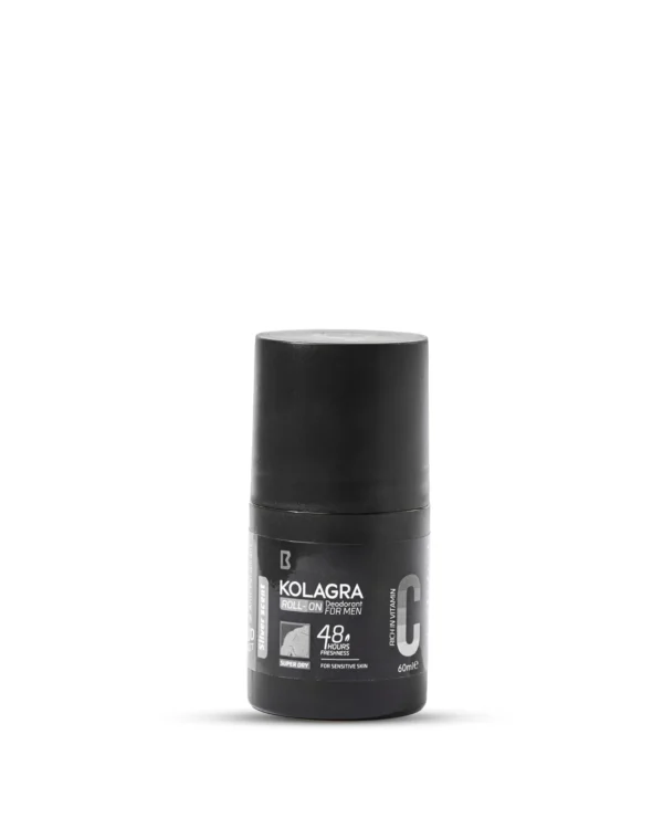 Super Dry 48H Men's Roll-On Deodorant (Silver Scent) - 60 ml (Kolagra)