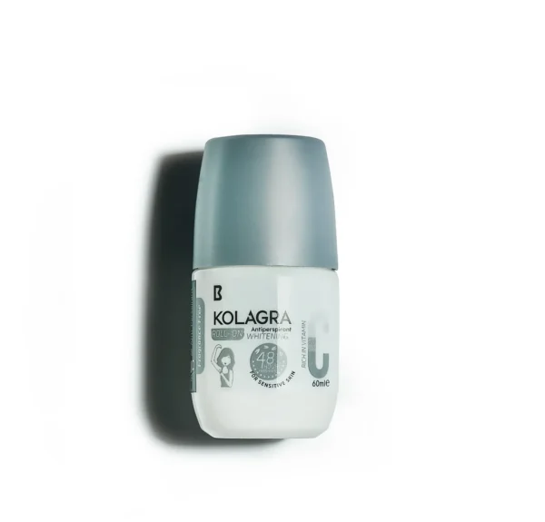 Whitening Roll-On Antiperspirant Fragrance-Free - 60 ml (Kolagra)