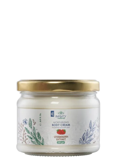 Moisturizing Body Cream Strawberry Extract (Infinity Naturals)