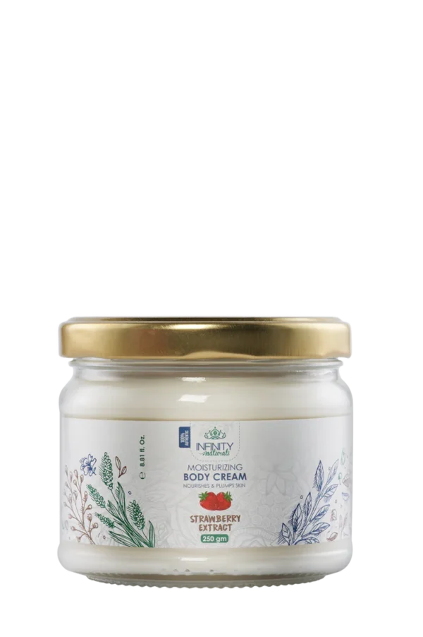 Moisturizing Body Cream Strawberry Extract (Infinity Naturals)