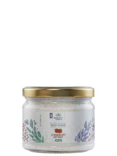 Moisturizing Body Scrub Strawberry Extract (Infinity Naturals)