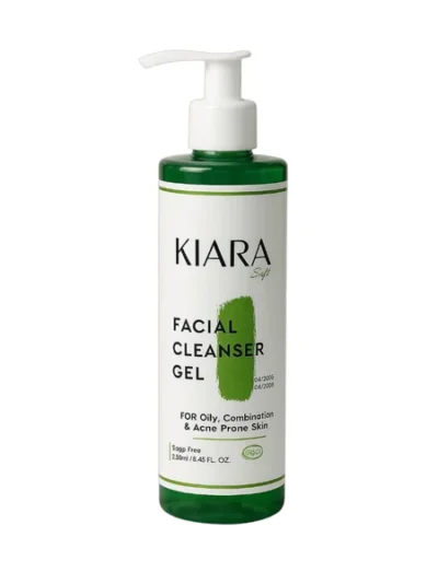 Kiara Soft Facial Cleanser Gel for Oily, Combination & Acne Prone Skin – 250 ml