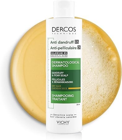 Vichy – Dercos Anti-Dandruff DS Shampoo for Dry Hair (200 ml)