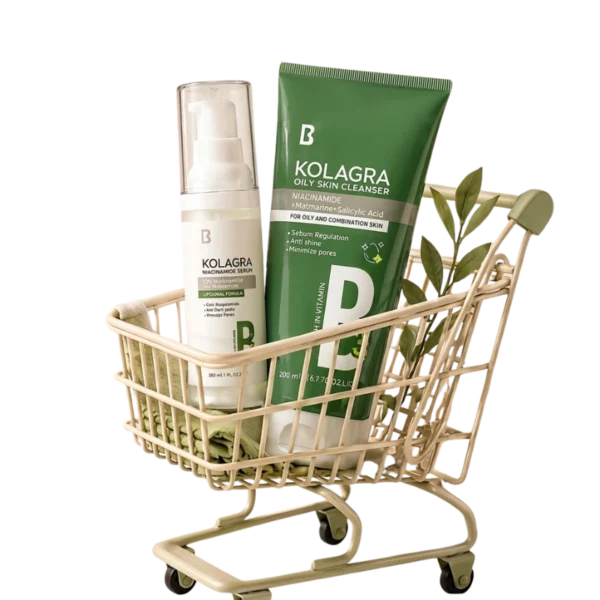Kolagra Cleanser and Niacinamide Serum