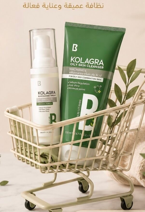 Kolagra Cleanser and Niacinamide Serum